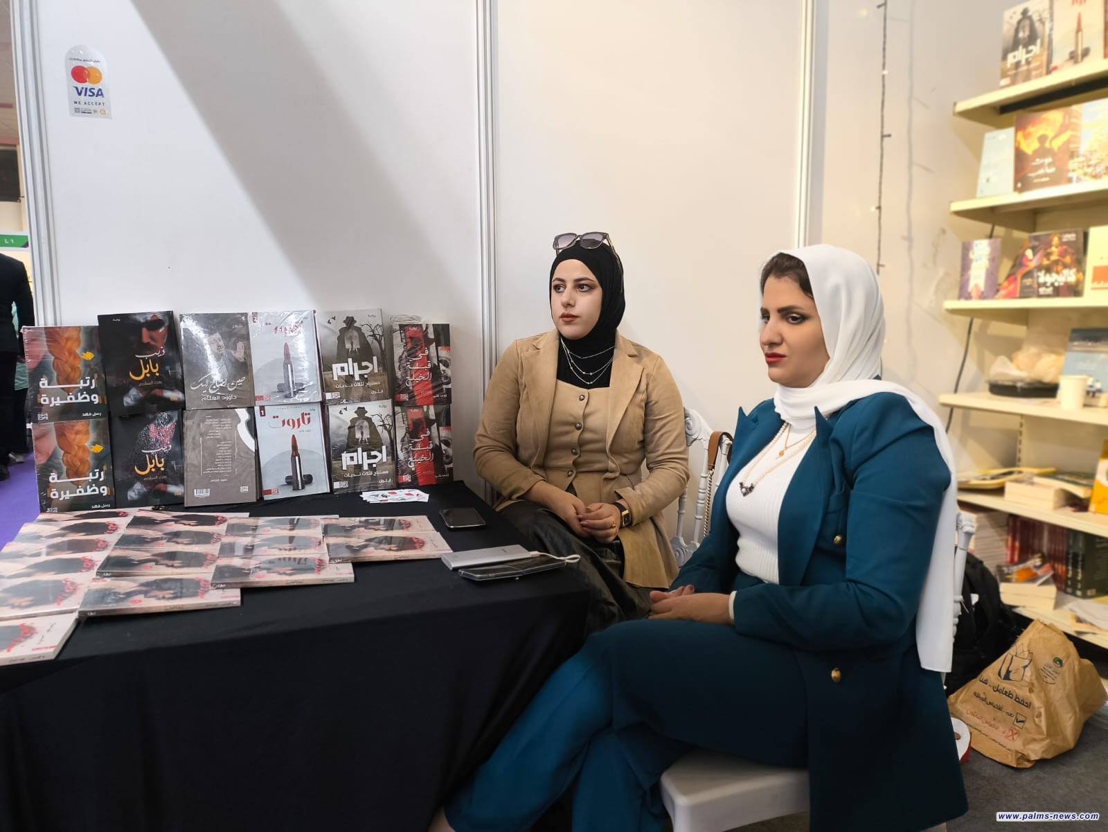 نخيل عراقي تواصل حضورها الملفت بمعرض العراق الدولي للكتاب